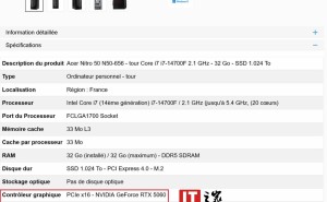 宏碁暗影骑士Nitro 50搭RTX 5060显卡，配置曝光售价约1.25万
