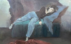 林龙《睡眠》：在现实与梦境间游走的超现实油画