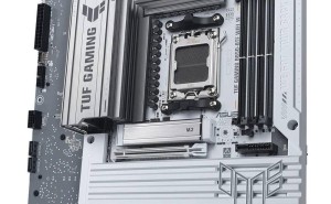 华硕TUF GAMING B850-BTF WIFI W白色主板首发，AMD背插设计引关注