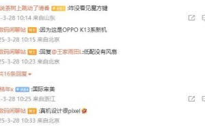 OPPO K13系列新机曝光：相机模组大变样，设计灵感源自Pixel？