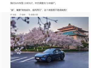 雷军揭秘：小米YU7读作“御7”，寓意陆地战车，将御风而行！