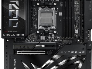 华硕ROG X870E Extreme主板曝光：IO装甲升级彩屏，引入DIMM.2插槽