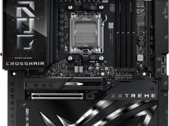 华硕ROG X870E Extreme主板曝光：IO装甲升级彩屏，引入DIMM.2插槽