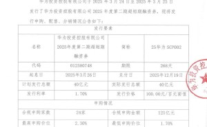 华为近期连续发债，成功融资80亿元！