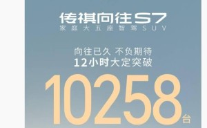 广汽传祺向往S7新车上市火爆，12小时订单破万配置亮点抢先看！