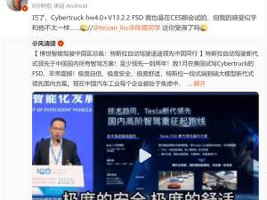 特斯拉自动驾驶领先中国？博世总裁言论引热议，大V陈震持不同意见