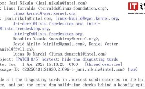 Linux之父严斥英特尔工程师：DRM驱动代码成“恶心秽物”