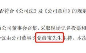 宁夏首富党彦宝政协委员资格被撤后，首次亮相宝丰能源股东大会