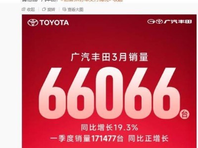广汽丰田铂智3X交付提速，彭宝林：品质为先，4月交付量值得期待