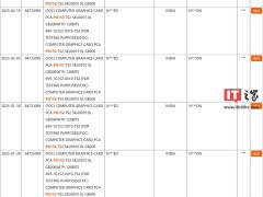 英伟达RTX 5060系列显卡曝光：GB206核心配128bit位宽，GDDR7显存来袭？