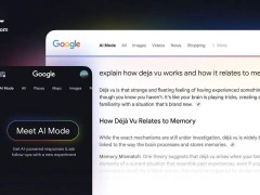 谷歌AI模式升级：多模态搜索让照片提问成为现实