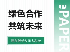惠科与元太科技联手，大尺寸电子纸研发量产迎新突破