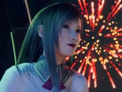 《FF7重生》MOD新玩法：蒂法穿上《生化奇兵》伊丽莎白装