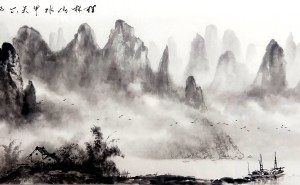 方人也国画山水：传统与现代交融的艺术传承新篇章