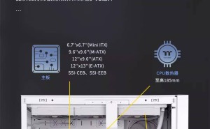 曜越AX500白色工作站机箱登场，多显卡支持仅需1299元！
