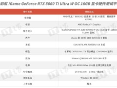 RTX 5060 Ti评测：16GB大显存加持，2K游戏新王者？