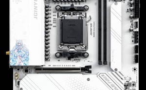 精粤B650M Snow Dream主板亮相：白色PCB搭配3个PCIe 4.0 M.2盘位