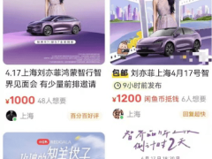 刘亦菲亮相智界发布会，门票遭热炒，万元求前排粉丝疯狂