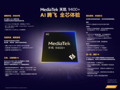联发科天玑9400+引领移动游戏新时代，玩家尽享高画质与长续航