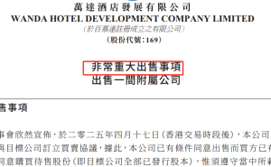 王健林再度出手，万达酒管24亿易主，去杠杆之路继续？
