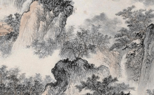 朱梅邨山水画展：墨色里绘就的雄浑与宁静