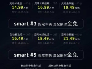 smart精灵系列一口价来袭，最低仅需14.99万元，你心动了吗？