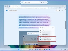 微软Win11 Beta版更新：Click to Do功能升级，新增文本操作选项