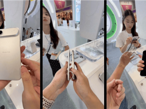 iPhone 17系列机模亮相，果粉抢先体验新外观设计！