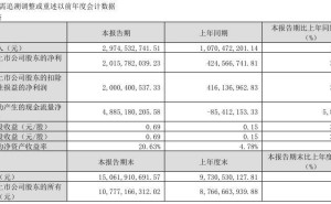《哪吒2》热映，光线传媒2025年一季度净利润大增374.79%