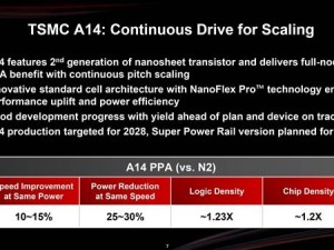 台积电A14 1.4nm工艺来袭！挑战Intel，性能提升15%功耗降30%