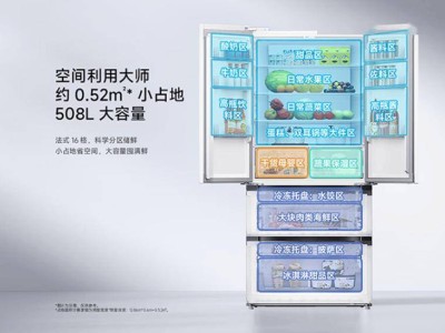 小米米家法式平嵌冰箱508L上市，预约享国补，最低2799.2元起售！