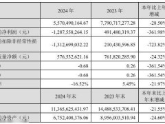 完美世界2024年营收大跌近三成，游戏影视双业务亏损