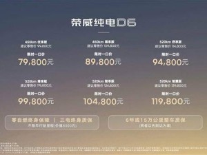 荣威D6纯电轿车7.98万起售，上汽：亏本冲量，只为国民电动家轿梦！