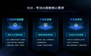 芯驰科技新一代AI座舱芯片X10发布：4nm制程，支持7B大模型本地运行