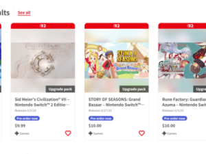 Switch 2游戏升级包价格各异，最高收费20美元引热议