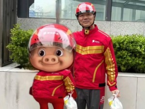 京东外卖撞色猪猪侠，官方亲自玩梗，或将开启梦幻联动？