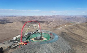 西藏琼结风电项目：全球最高海拔风机基础浇筑成功！