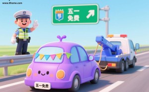 浙江五一高速新福利：没电没气没油？免费拖你走！