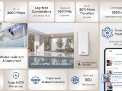 华硕发布户外版ZenWiFi BD4路由器：双频Wi-Fi 7，IP65防水防尘