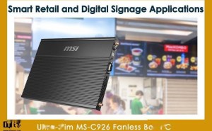 微星新推MS-C926无风扇电脑，专为点餐机广告牌等物联网设备打造