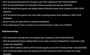 英伟达576.28版驱动上线，RTX 50系列显卡问题大修复！