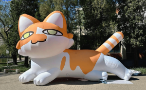 天大校园变童话！巨猫互动、白日焰火，学子创意作品等你来探