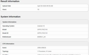 OPPO Reno14 Pro跑分曝光，或搭天玑8400处理器，设计再升级？
