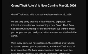 《GTA6》发售再延期！R星官宣新日期：2026年5月26日