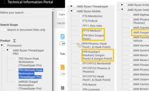 AMD新品大曝光：线程撕裂者Pro、Zen6移动平台等代号现身官网