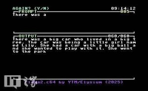 AI挑战极限！竟在43岁Commodore 64电脑上成功“讲故事”