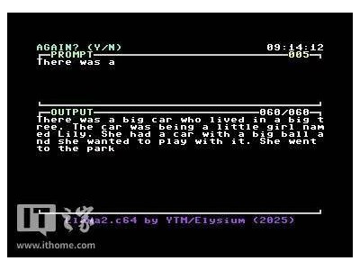 AI挑戰(zhàn)極限！竟在43歲Commodore 64電腦上成功“講故事”