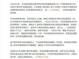 胖东来与网红互怼事件升级，抖音下架29条涉嫌侵权视频