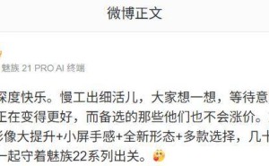 星纪魅族22系列来袭：小屏旗舰预装Flyme12，影像大提升引期待！