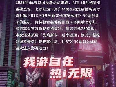 七彩虹顯卡以舊換新來襲！老卡最高可抵7800元，你準備好了嗎？